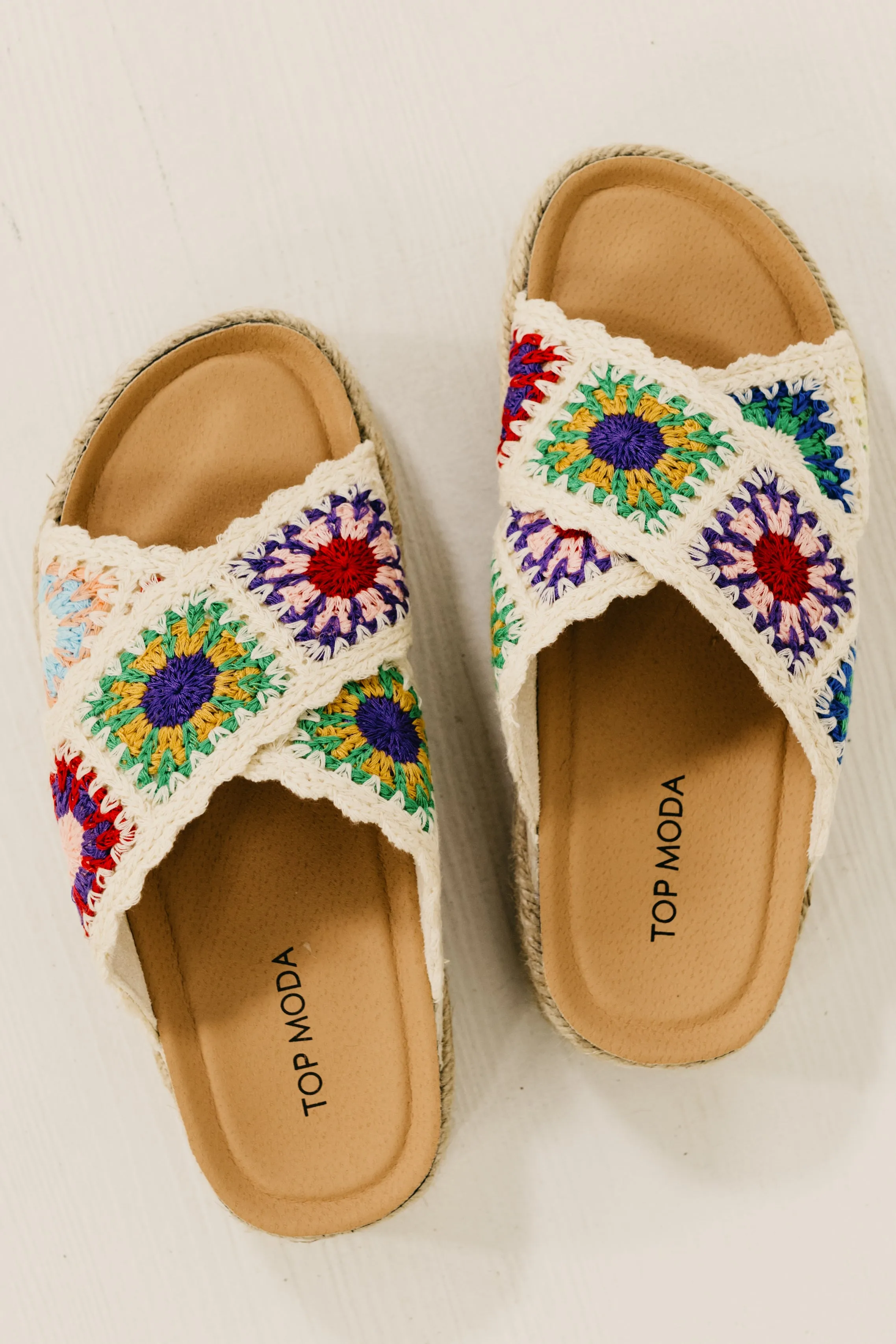 The Athens Espadrille Embroidered Sandal