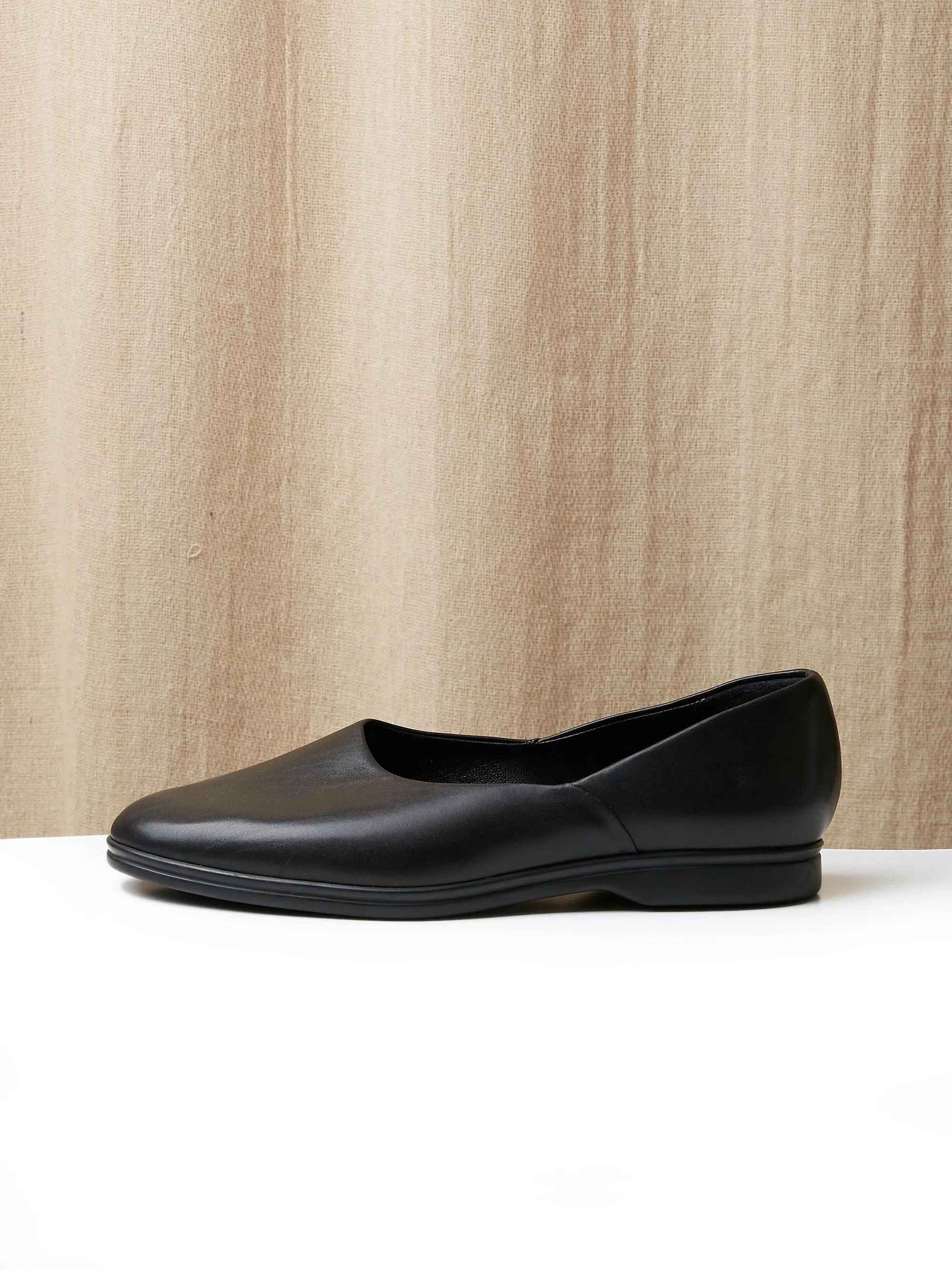 The Castro Loafer in Black Leather