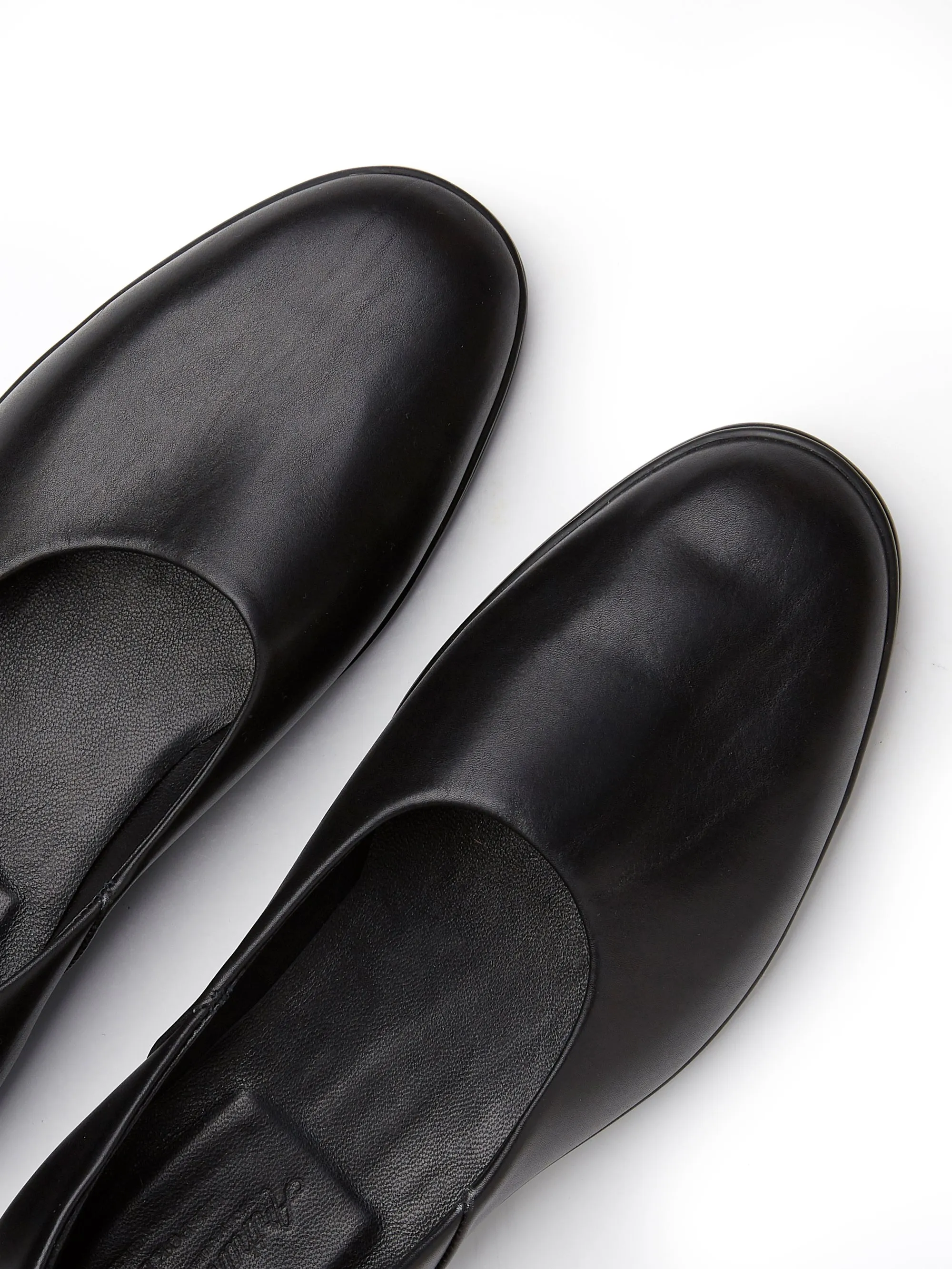 The Castro Loafer in Black Leather