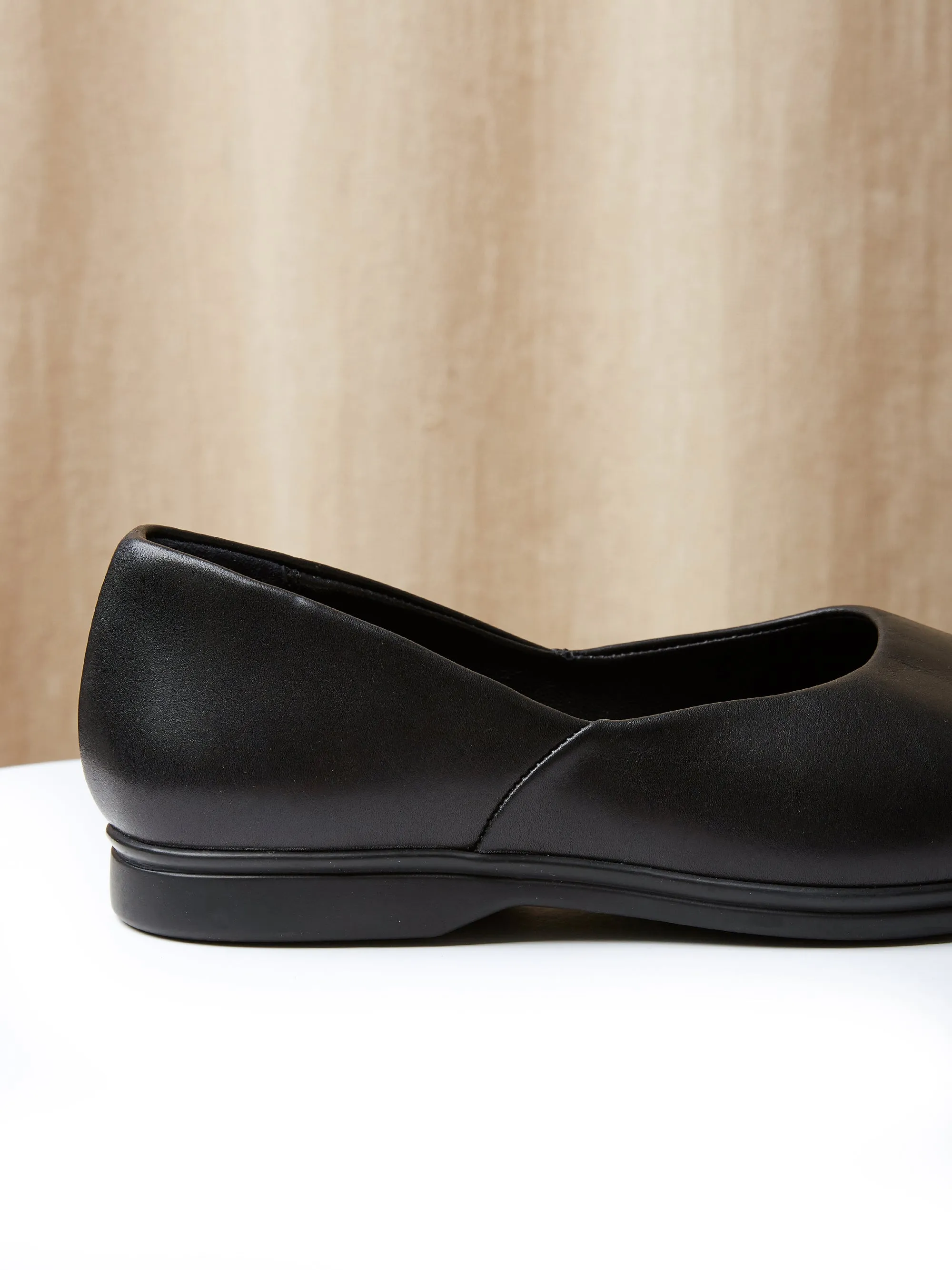 The Castro Loafer in Black Leather