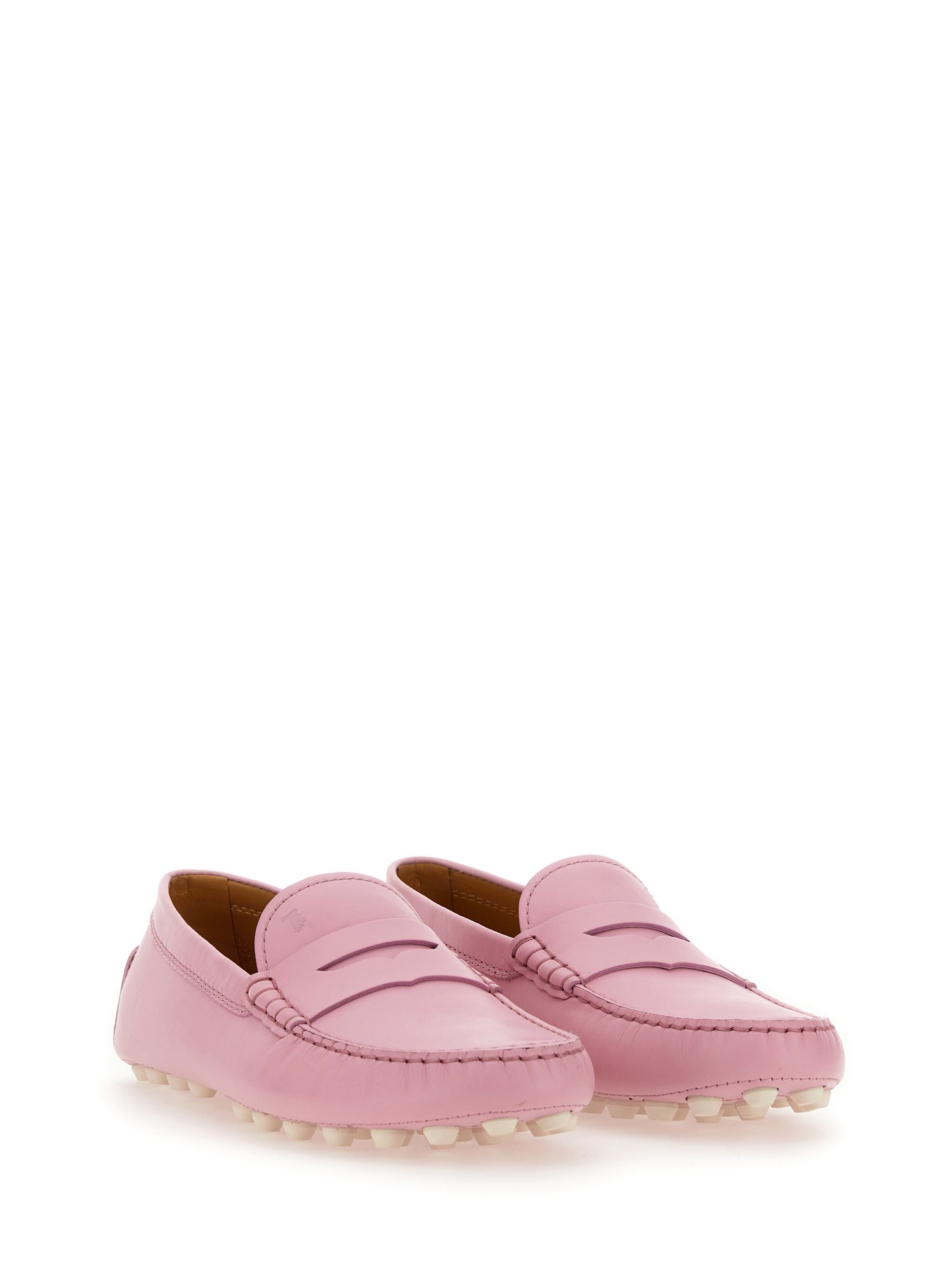 TOD'S    LEATHER GOMMINO LOAFER