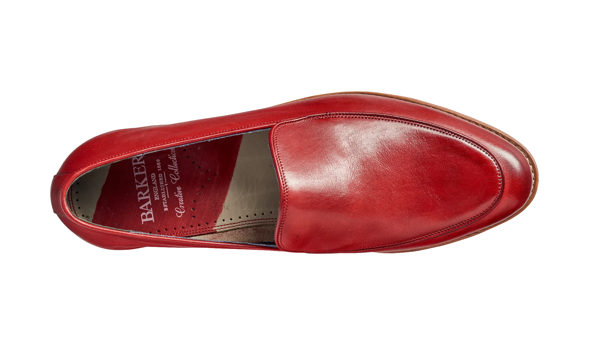 Toledo - Red Hand Painted Loafer