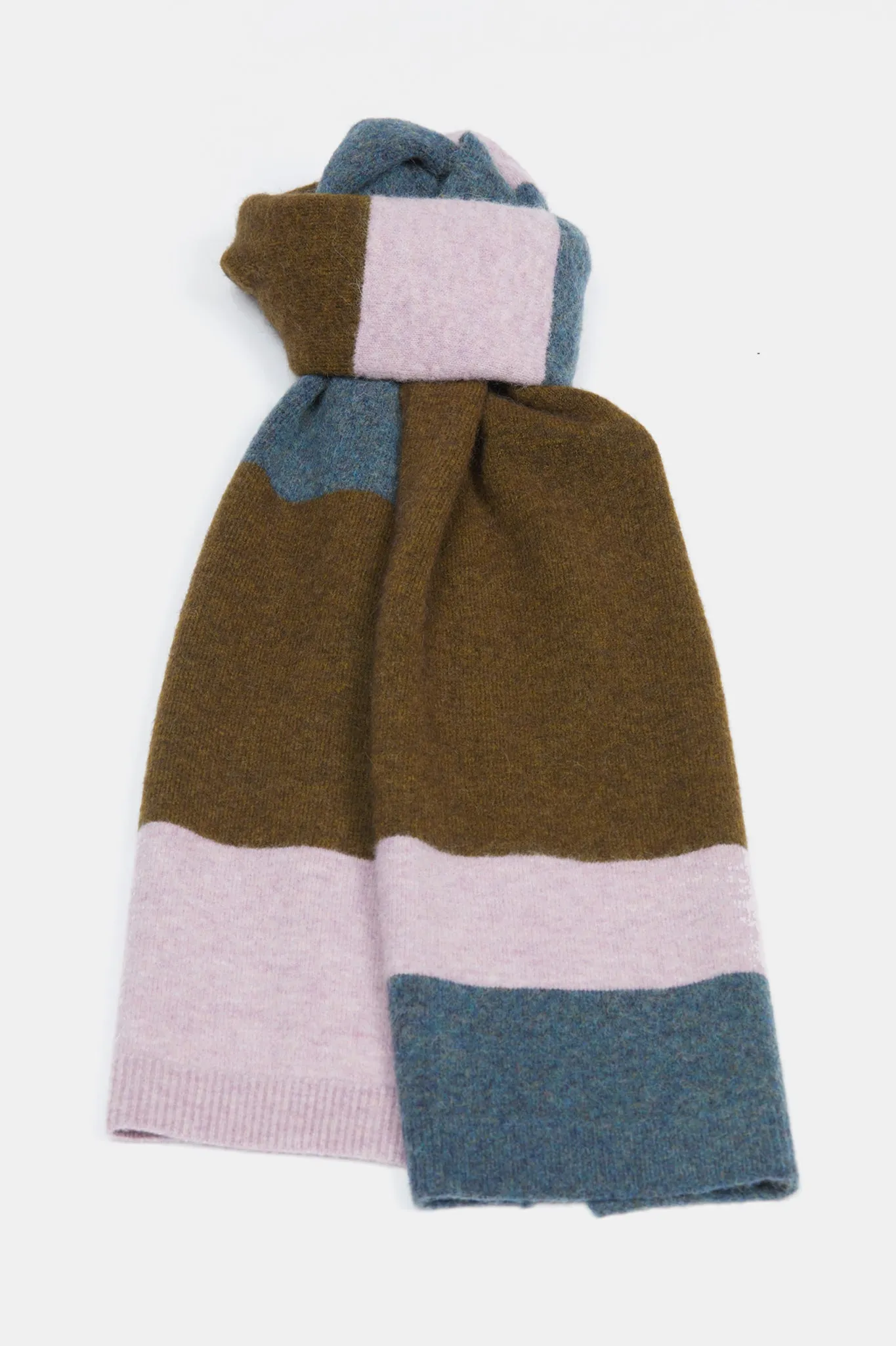 Tolg Scarf Lilac/ Khaki/ Blue