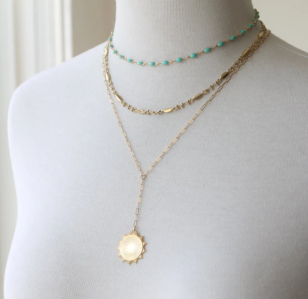 Turquoise Dewdrop Necklace