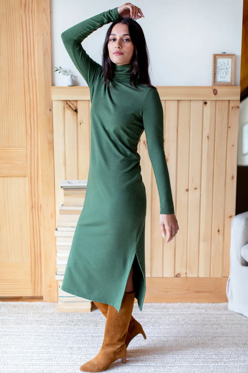 Turtleneck Dress - Moss Terry Organic