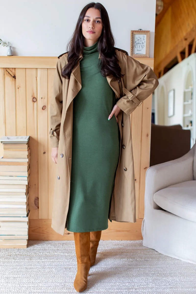 Turtleneck Dress - Moss Terry Organic