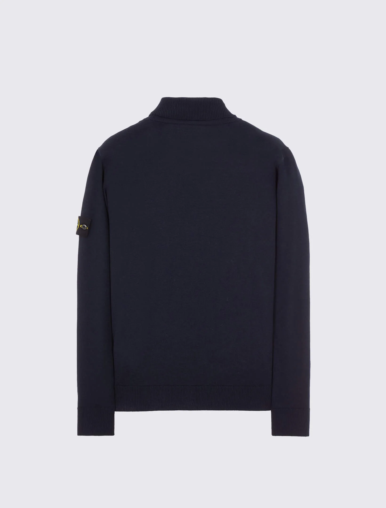 Turtleneck knit in pure light wool