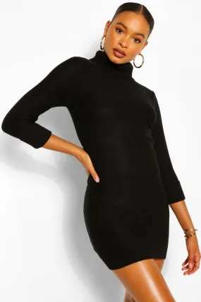 Turtleneck Mini Dress