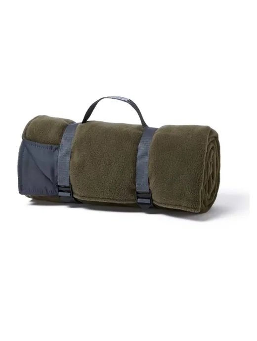 Tweedmill Fleece Picnic Rug Roll Sage 