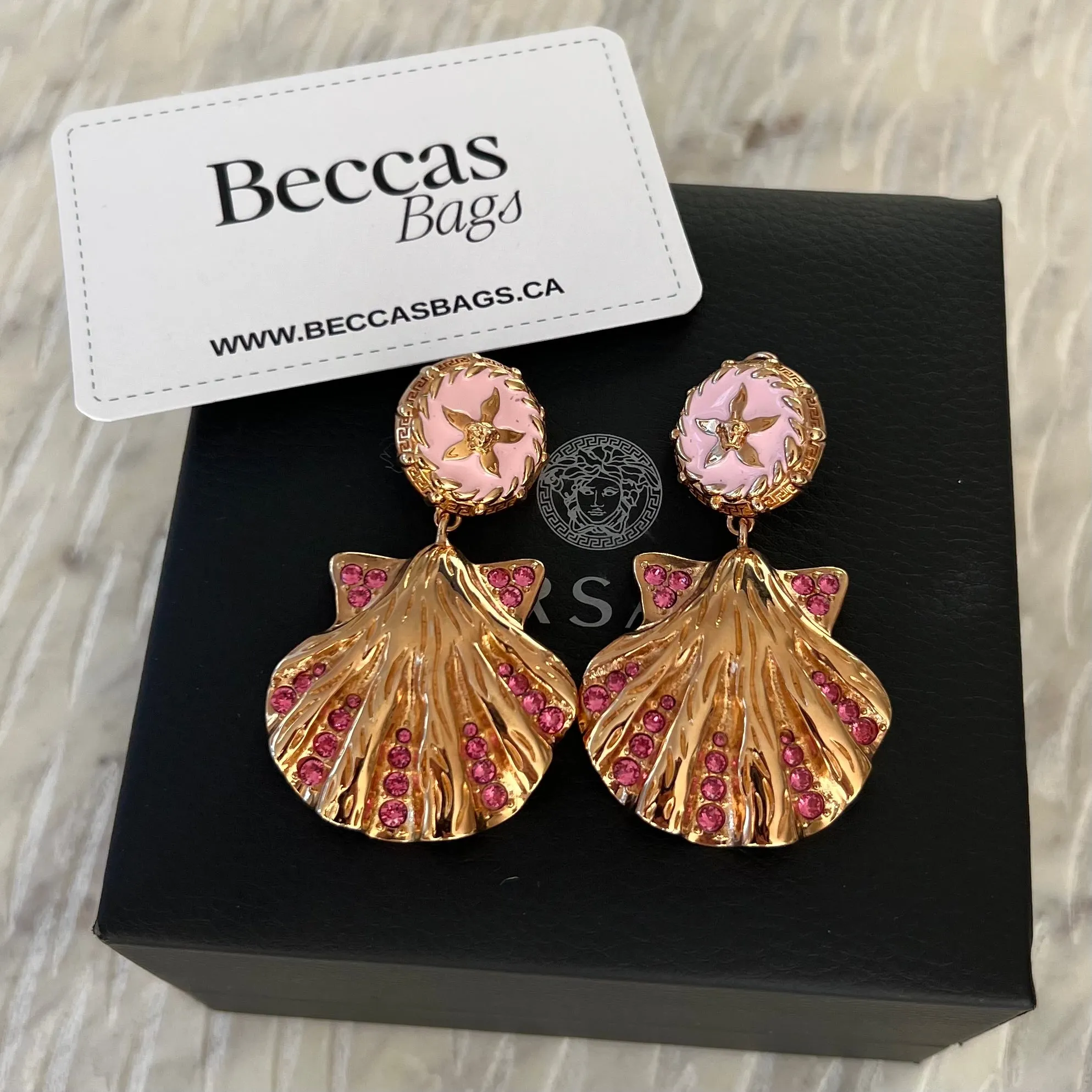 Versace Tresor de La Mer-Starfish Shell Earrings