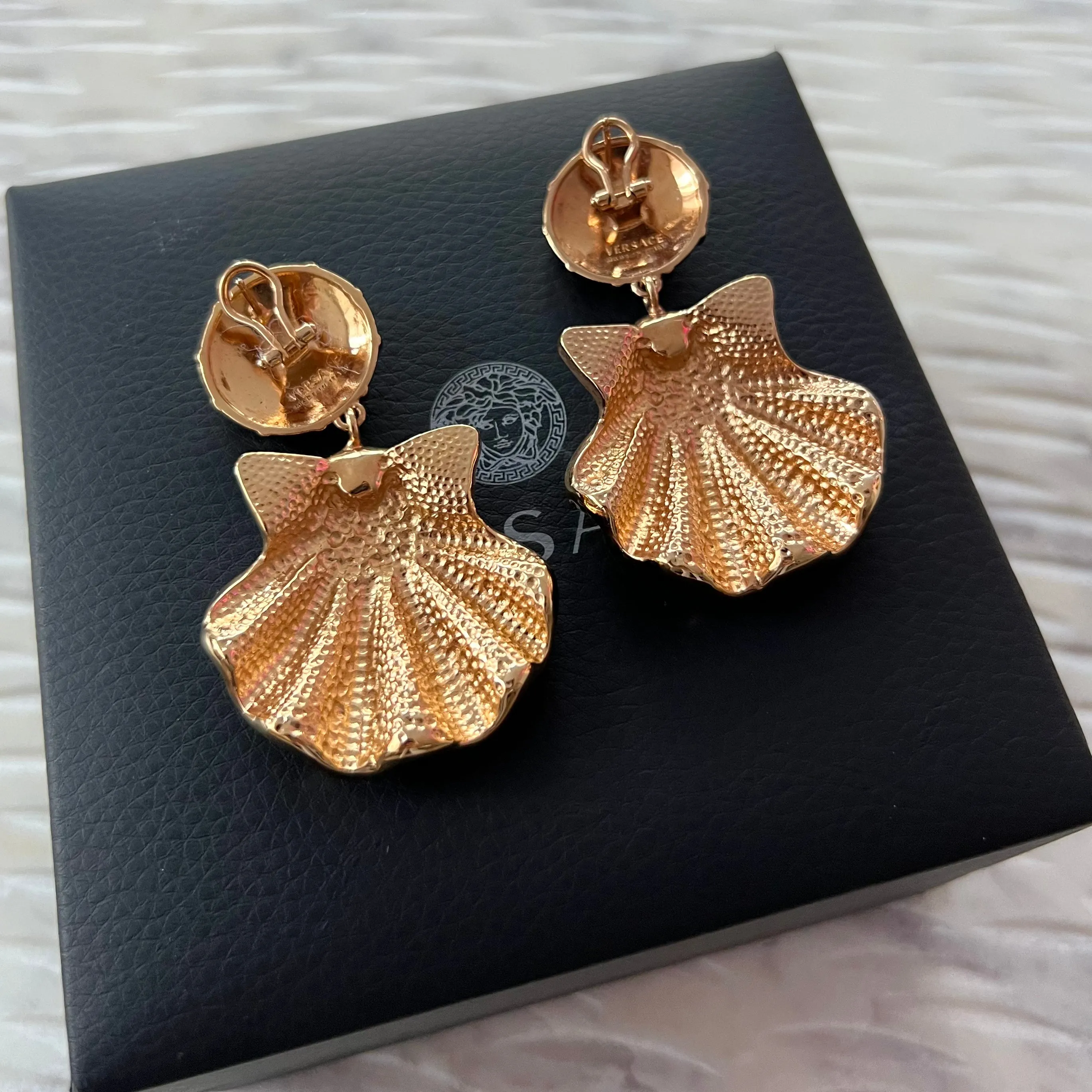 Versace Tresor de La Mer-Starfish Shell Earrings