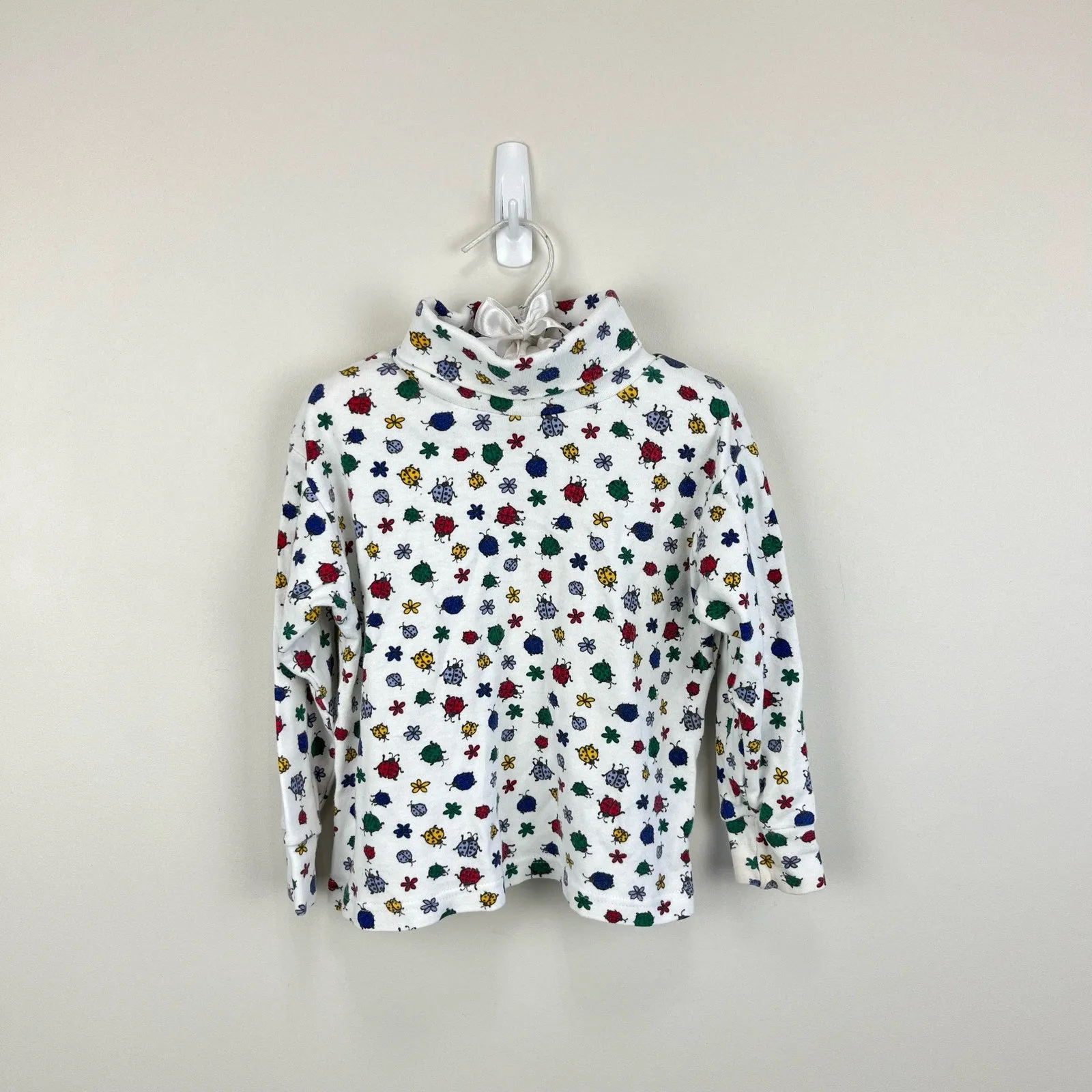 Vintage The Rugged Bear Ladybug Turtleneck 3T