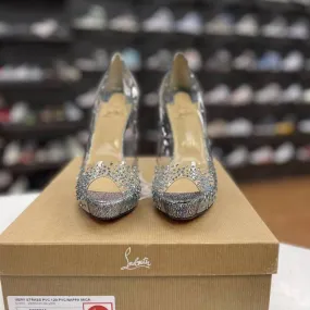 Vnds CHRISTIAN LOUBOUTIN Very Strass Embellished Peep To...