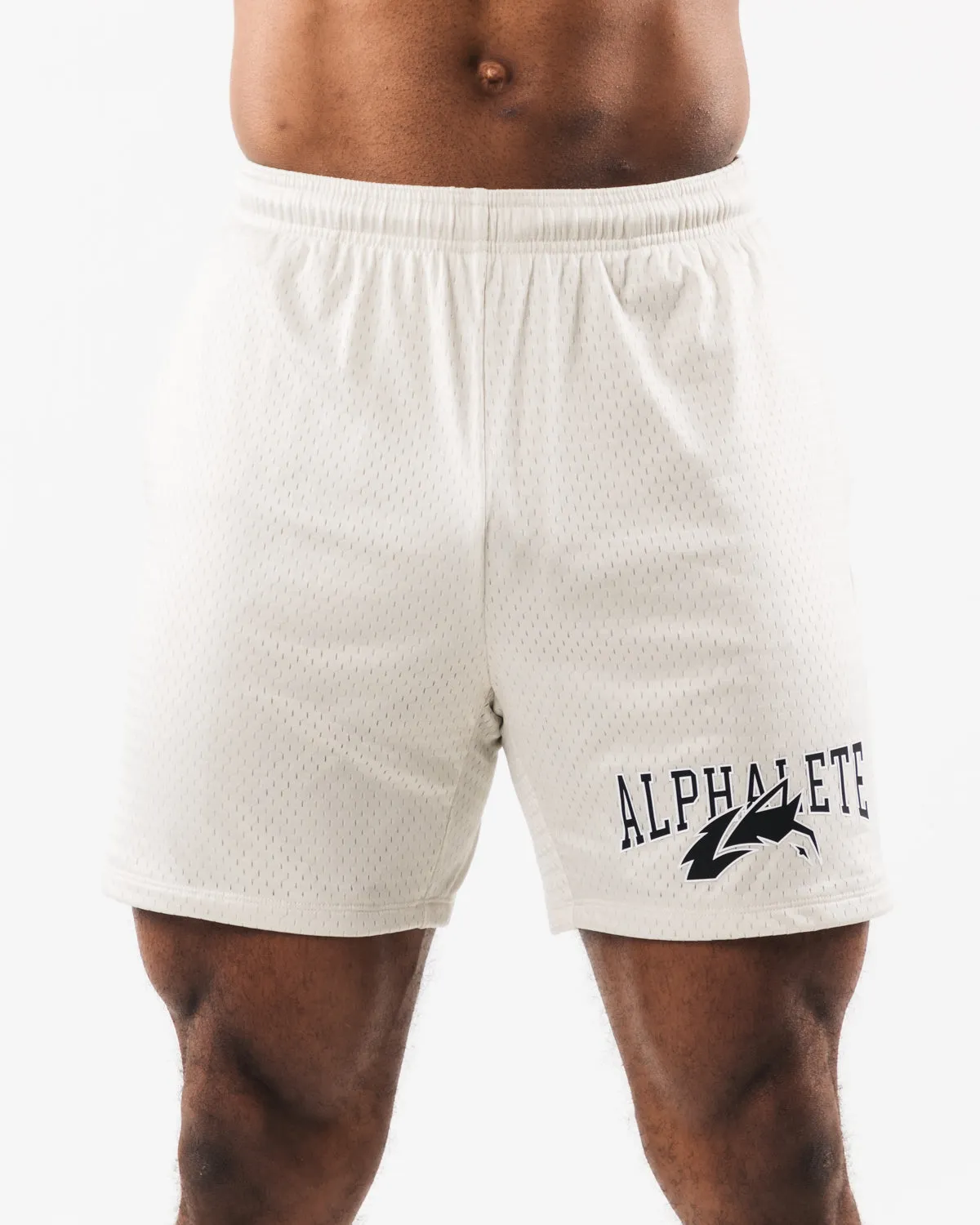 Wolf Head Mesh Short 6 - Sea Shell