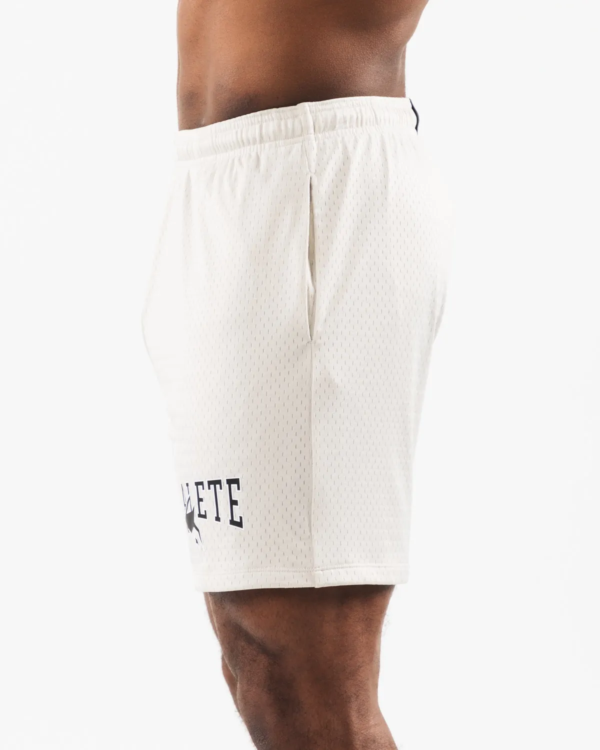 Wolf Head Mesh Short 6 - Sea Shell