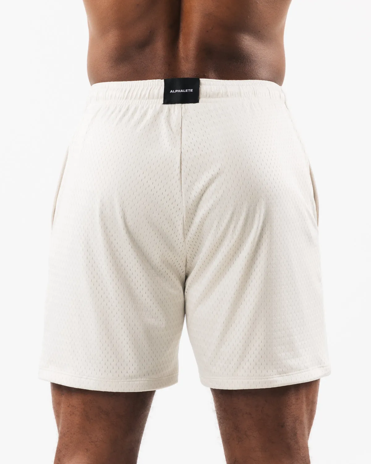 Wolf Head Mesh Short 6 - Sea Shell