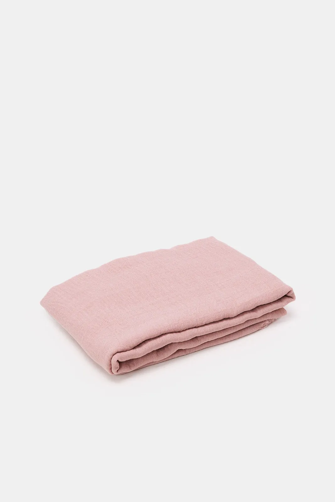 Women Pink Solid Scarf