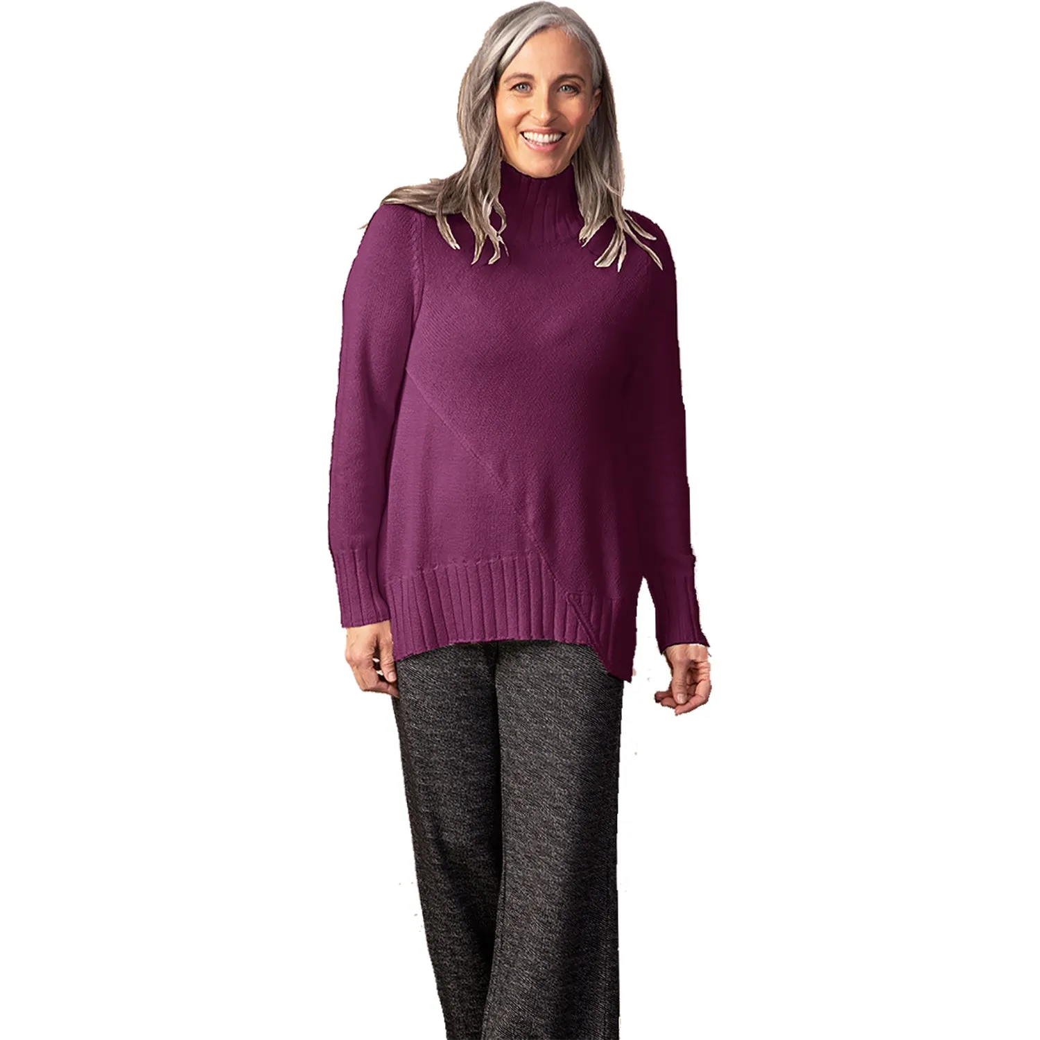 Women's Habitat Autumn Breeze Turtleneck Wine