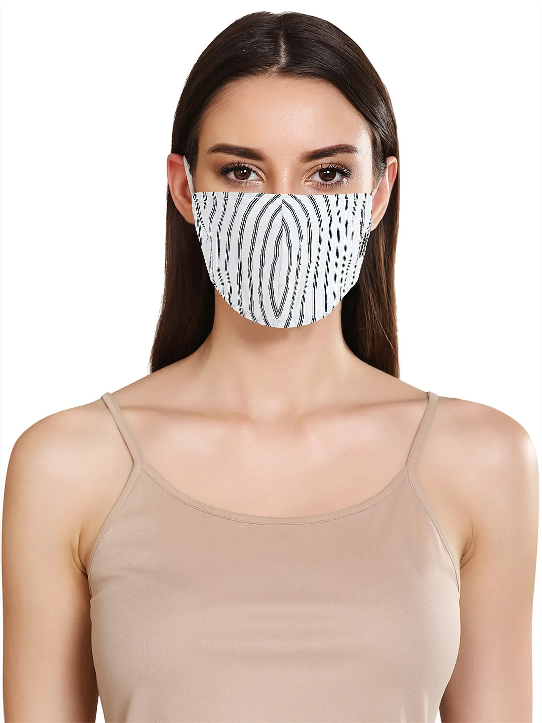 Yarn Dyed Stripe Unisex Face Mask