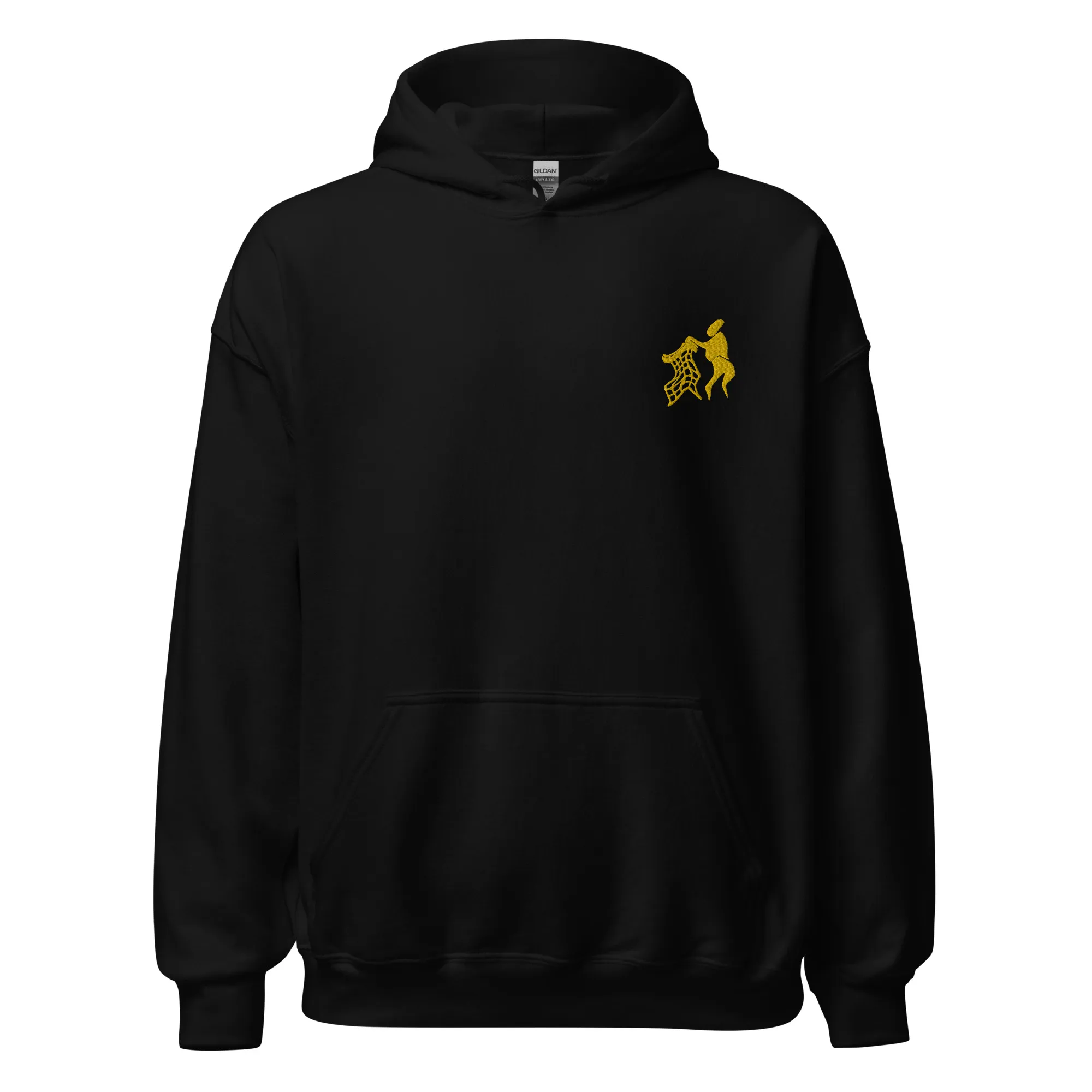 Yellow Untidy Hoodie (embroidered)