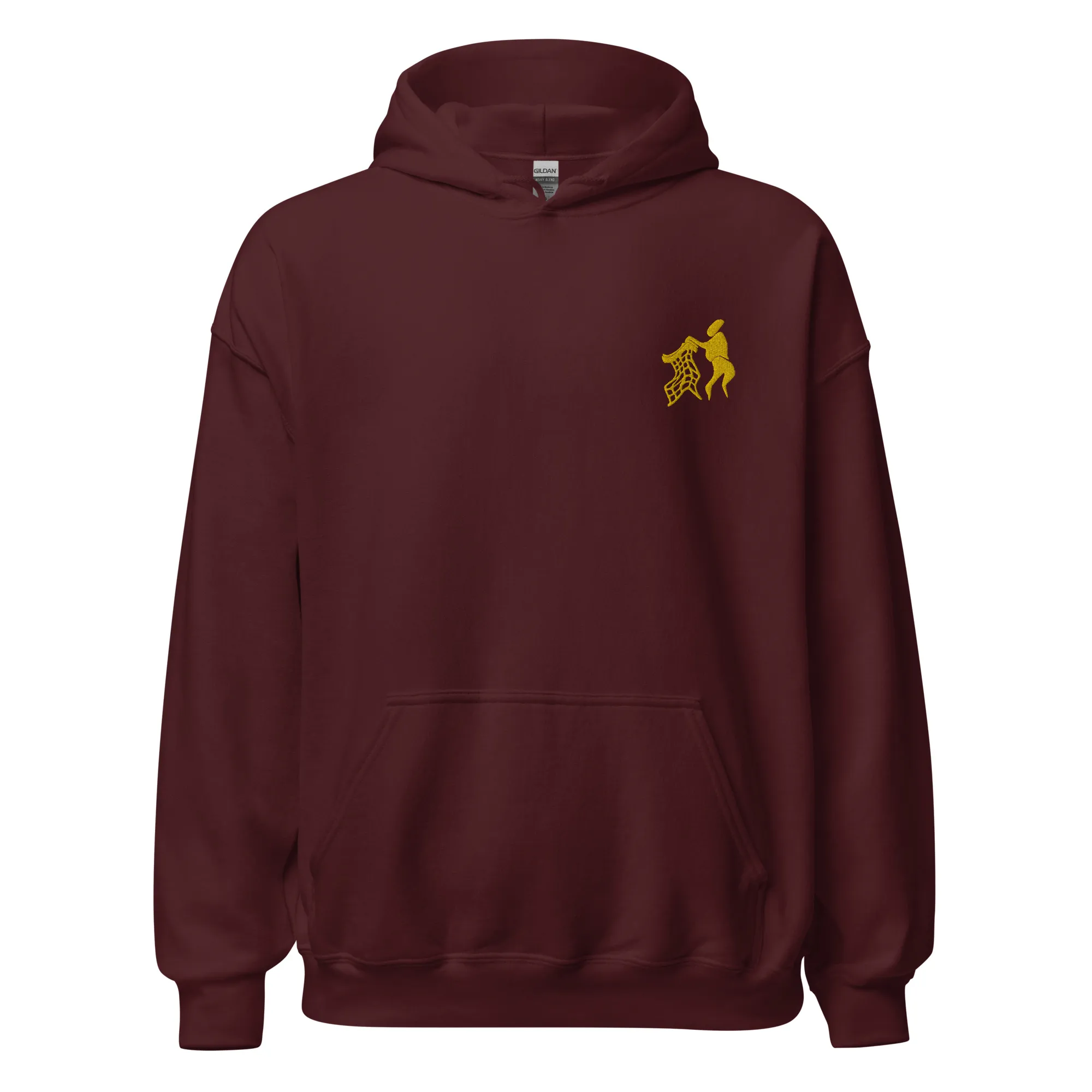 Yellow Untidy Hoodie (embroidered)